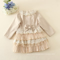 Personnalisé Nouvelle mode 2016 hiver dentelle vêtements enfants vêtements manteaux de haute qualité vestes rose OEM logo GUANGZHOU Alibaba